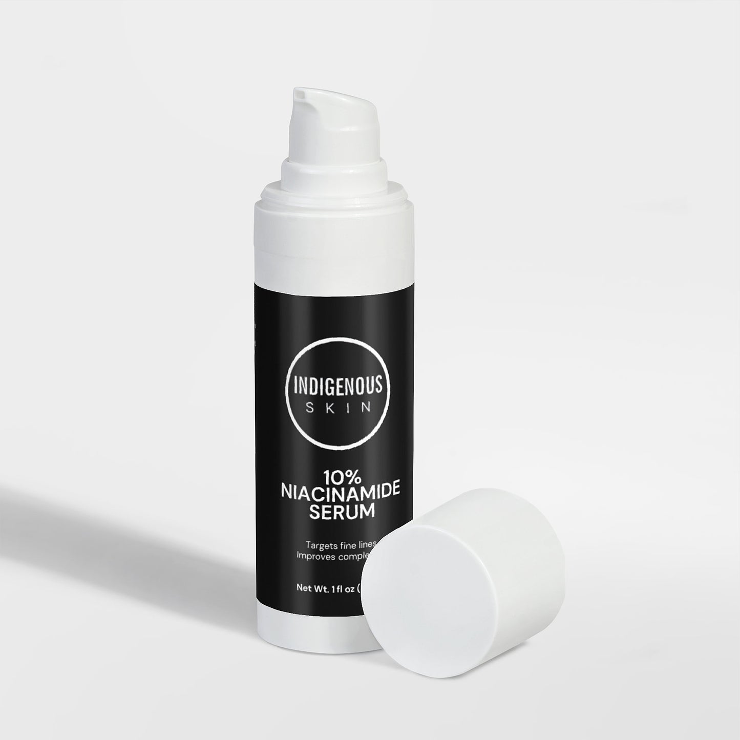 Niacinamide 10% serum for brightening skin, reducing pores, and balancing tone.
