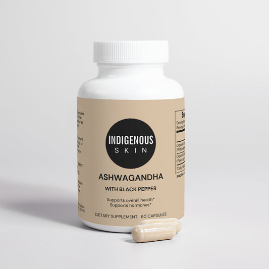Ashwagandha herbal supplement for stress relief and balance.