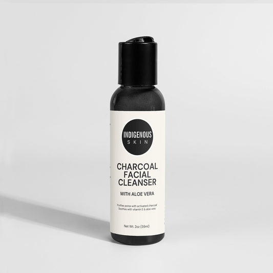 Charcoal facial cleanser to detoxify, purify, and refresh skin.