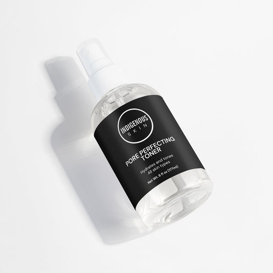 Witch hazel toner for refining pores, balancing, and refreshing skin.
